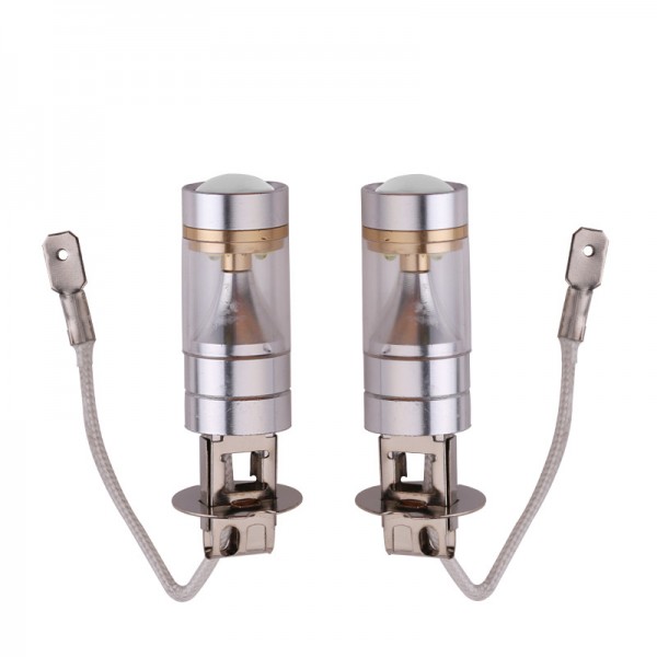 30W H1 H3 2525 SMD LED lens Fog Driving Bulb