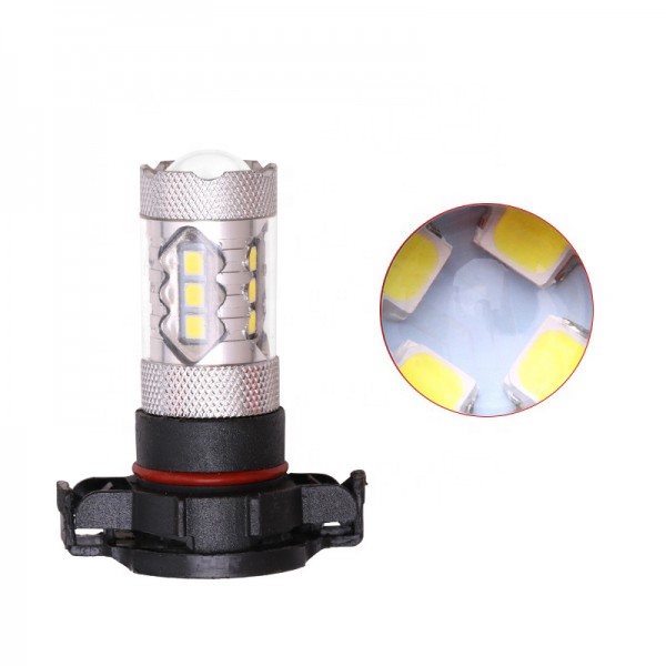 80W H16 2835 16SMD LED Bulbs Fog Lights 