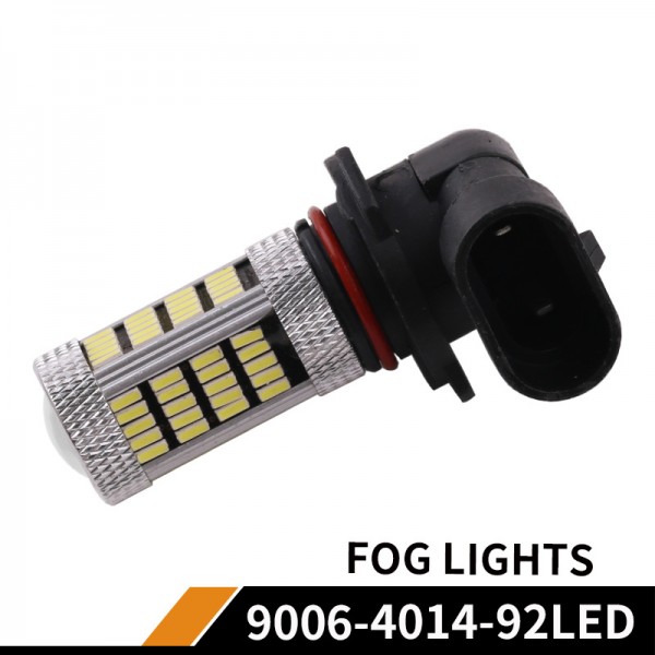 9006 Car Fog Lights Driving Lamps DRL 4014 92 SMD LED Bulbs