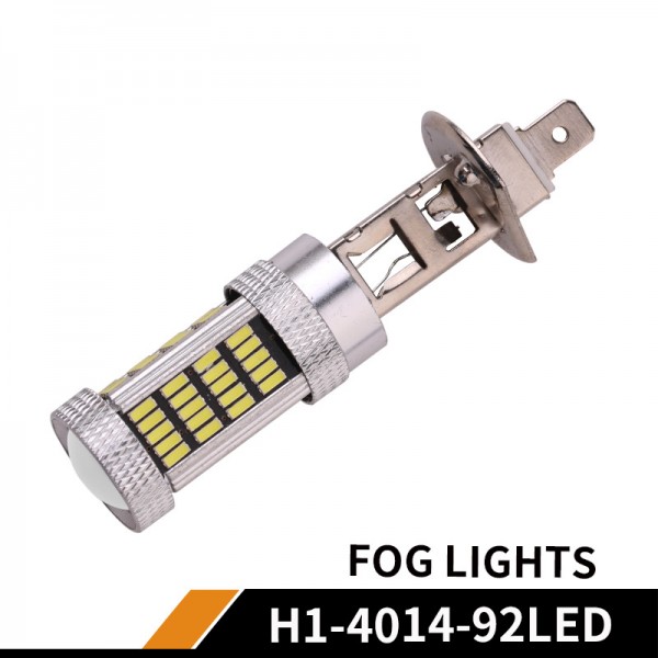 92SMD 4014 H1 6000K White LED Fog Light