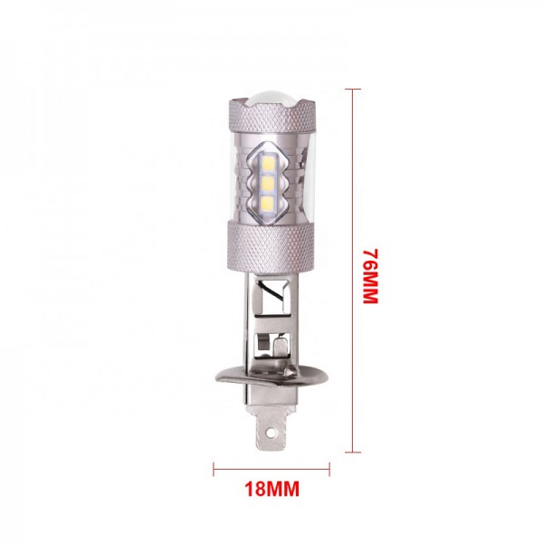 H1 2835 16SMD 80W 6000K Headlight Fog Lights 