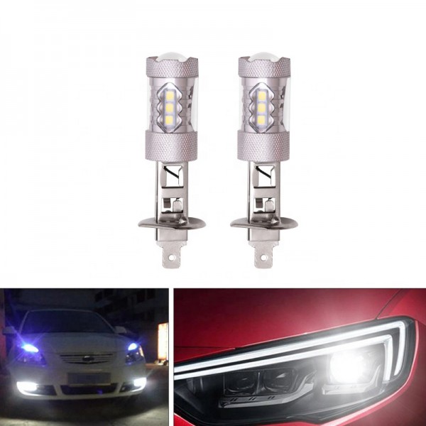 H1 2835 16SMD 80W 6000K Headlight Fog Lights 