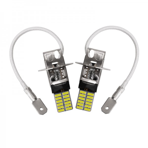 H1 H3 front back fog lamp car led