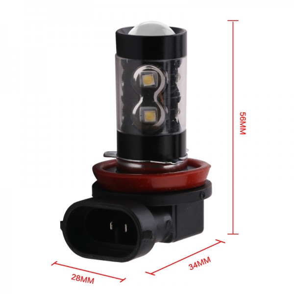 H11 2828 10smd led fog light bulb