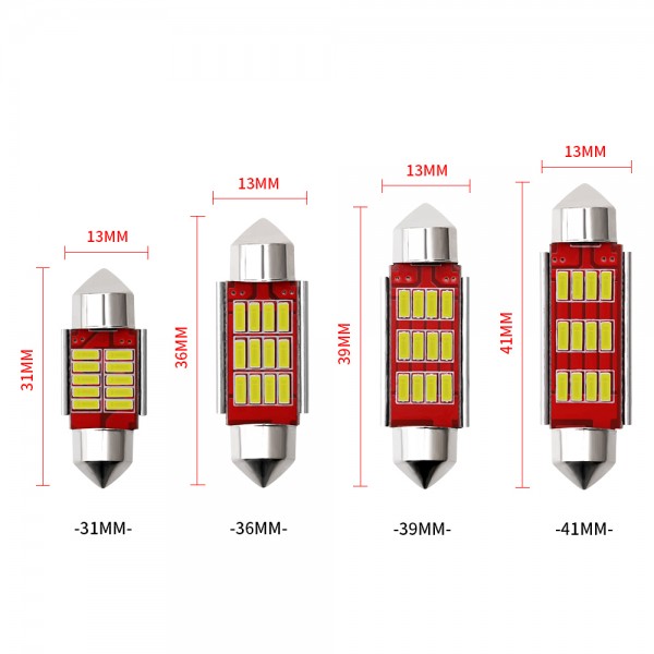  31mm 36mm 39mm 41mm  festoon car LED