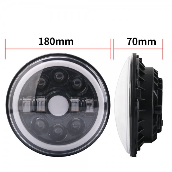 Motorcycle LED Passing Lights Matching 7Inch Headlight for Harleys Davidsons Motorcycle LED Fog Light Auxiliary Lamp