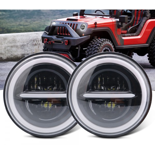  Car Light Accessories Waterproof 7 inch LED Headlights for Truck Trailer Motorcycle