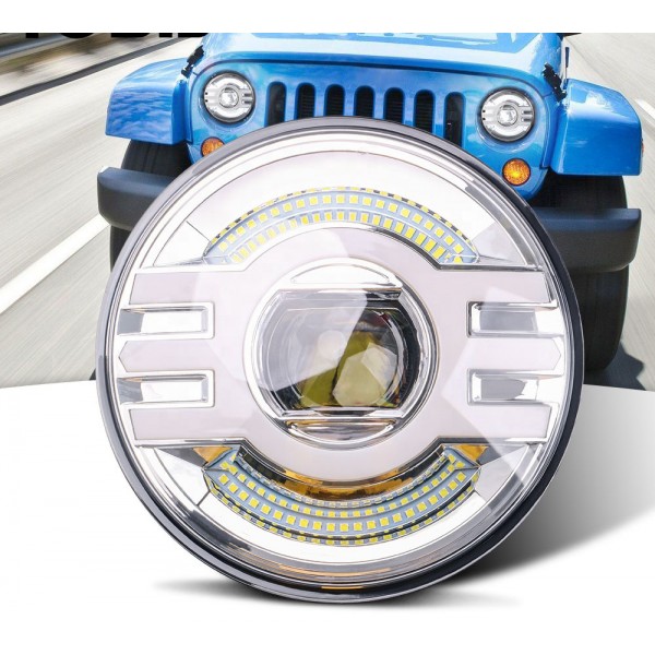 Automobiles & motorcycles 7" Inch Round LED Headlight High Performance LED Projector Headlight