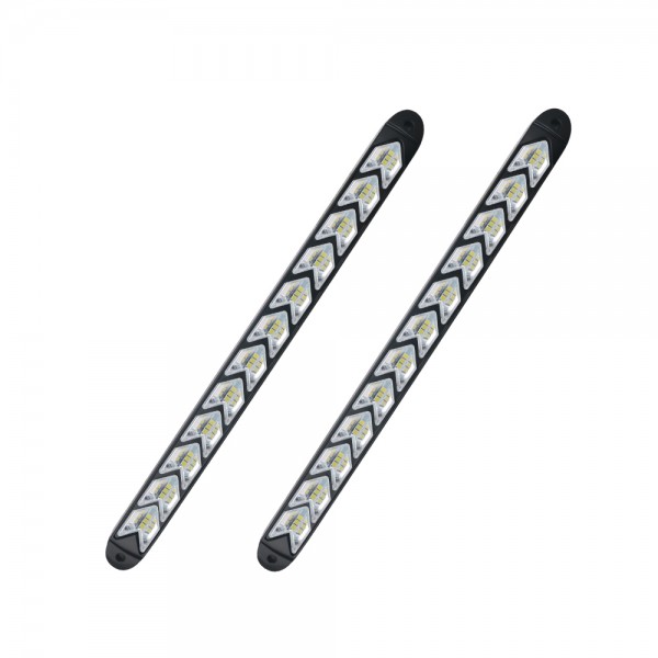 12 LED car drl daytime running light led drl WITH turn signal light