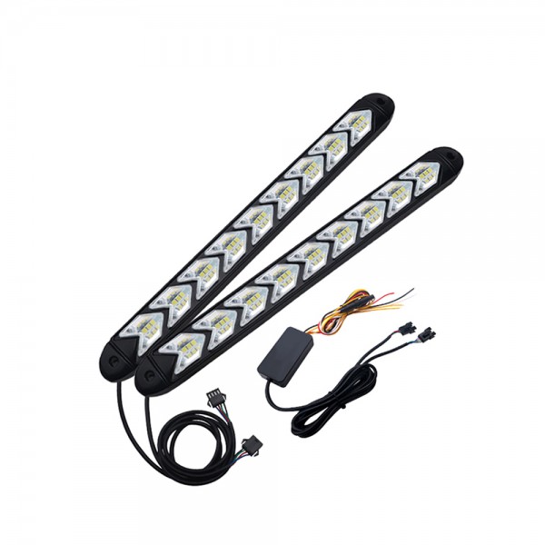 2 color 9LED arrow daytime running lights 