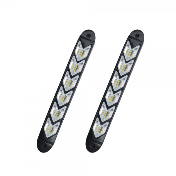 6 LED Daytime Running Light with arrow turn signal