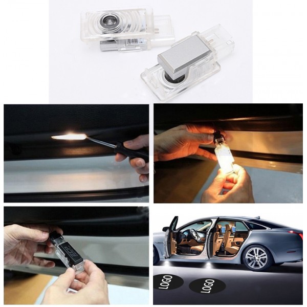 Car Logo Welcome Light Led Car Door Light 12V For  Cadillac  CT4 CT5 CT6 XT4 XT5 XT6 SRX ATS-L XT5 XTS 
