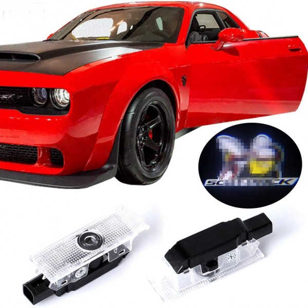 Car Door Welcome Light for Dodge Challenger Hellcat SRT RT Scat Pack