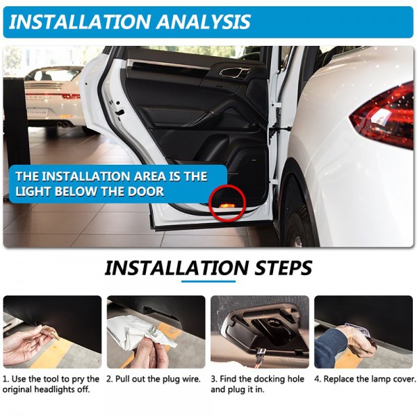Car Door Welcome Light For Mazda