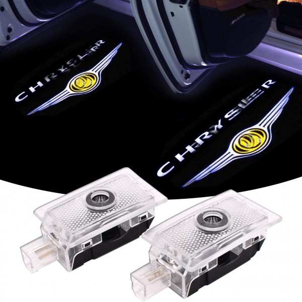 Car LED Logo Lights shadow light Ghost Light Door Light Projector Welcome Accessories Emblem Lamp For Chrysler 