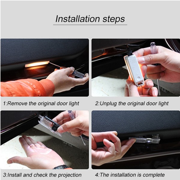 Led Car Door Logo Laser Projector Ghost Light FOR Audi A3 A4 A5 A6 A8 S3 S4 S5 S6 S7 Sline Quattro B4 B5