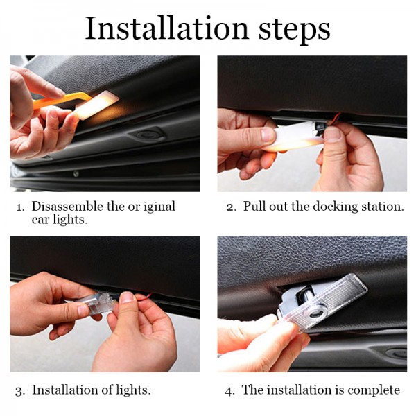 For Jaguar XE XJ XK F-typeCar LED Door Welcome Light For Jaguar Laser Projector Logo Door Light