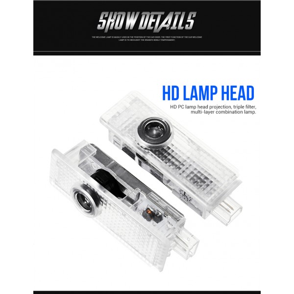  LED Car Door Light For Land Rover Freelander 2 Discovery 3 4 Range Rover Sport Evoque 3 4 Projector