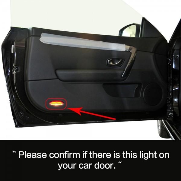  LED Door Welcome Light Projector Logo Ghost Shadow Courtesy Laser Lamp For Renault 