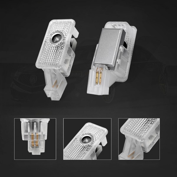 LED Car Door Ghost Light for Acura MDX RLX ZDX TLX TL Auto Logo Emblem Laser Projector Welcome Lamp