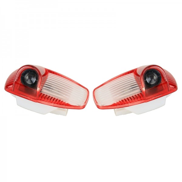 LED Car Door Light Welcome Logo Car Brand 3D Shadow Light for Porsche Panamera Cayman Boxster 