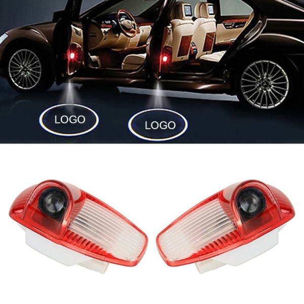 LED Car Door Light Welcome Logo Car Brand 3D Shadow Light for Porsche Panamera Cayman Boxster 