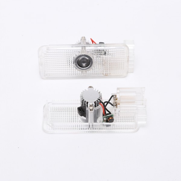 Wireless Led Door Courtesy Light With Car Logo for peugeot 508 408 3008 5008 CRZ 406 