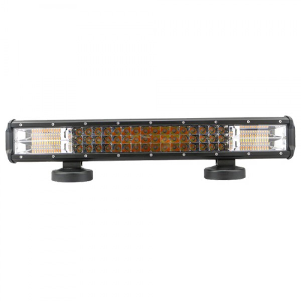 288W Combo 20.5in Multi-functional Dual-Color LED Strobe Light Bar
