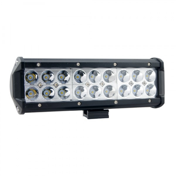 54W 9 inch Straight Double-Row LED Light Bar