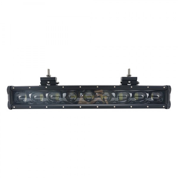135W 21 inch Straight Single-Row Projector Lens LED Light Bar