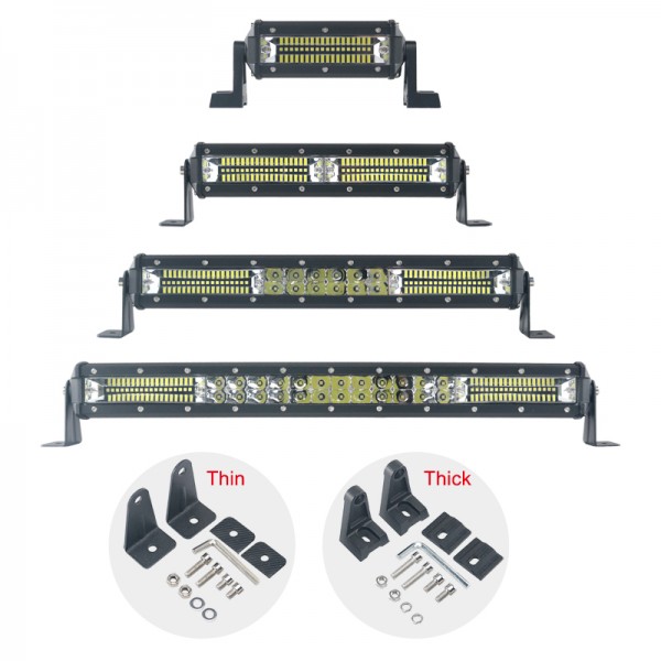 144W 15Inch Slim-Size Straight LED Light Bars