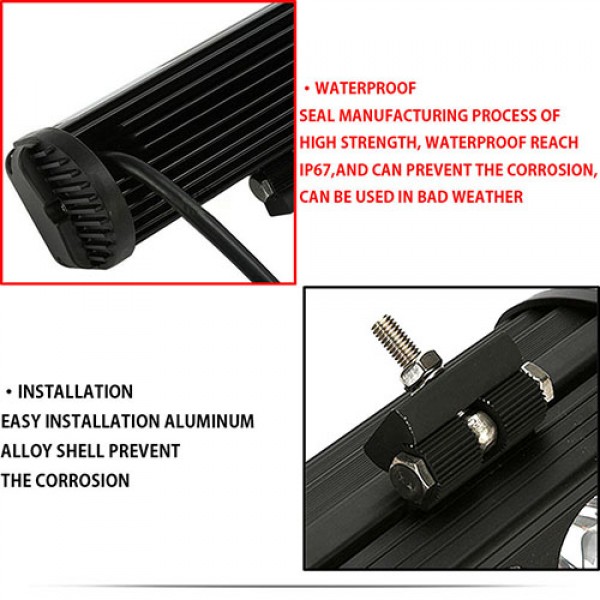 120W 22 inch Straight Single-Row LED Light Bar 