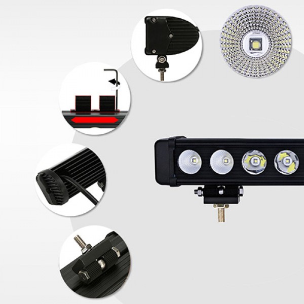 120W 22 inch Straight Single-Row LED Light Bar 