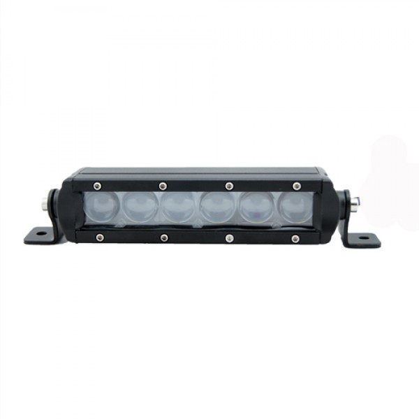 30W 8Inch Slim-Size Straight Single-Row LED Light Bars with 4D lens