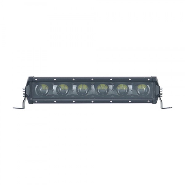 54W 15 inch Straight Single-Row Projector Lens LED Light Bar