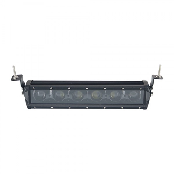 54W 15 inch Straight Single-Row Projector Lens LED Light Bar