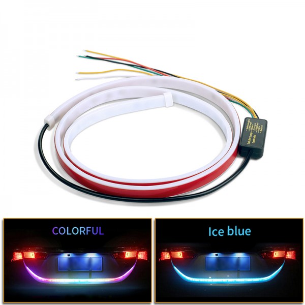 120mm LED Car Led Light Strips Running Turn Signal Colorful 