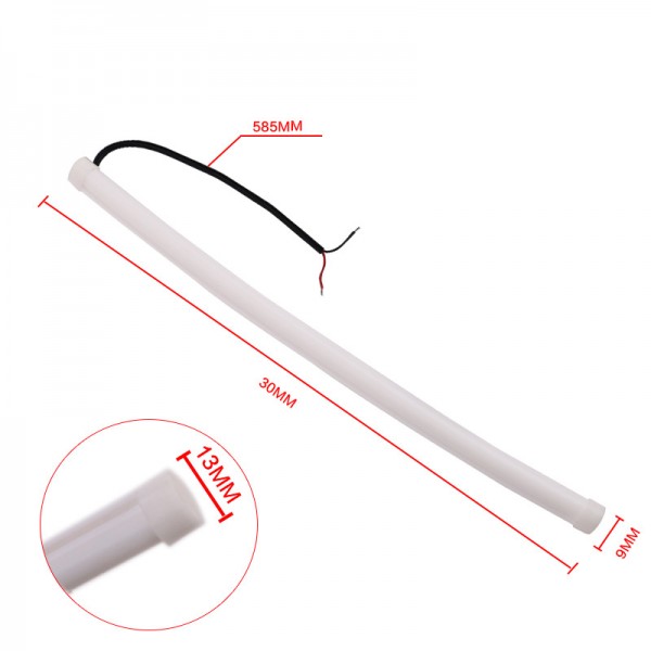 2pcs 30CM 12 Flexible Single Color Strip