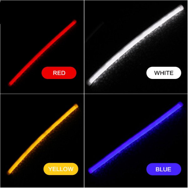 2pcs 30CM 12 Flexible Single Color Strip
