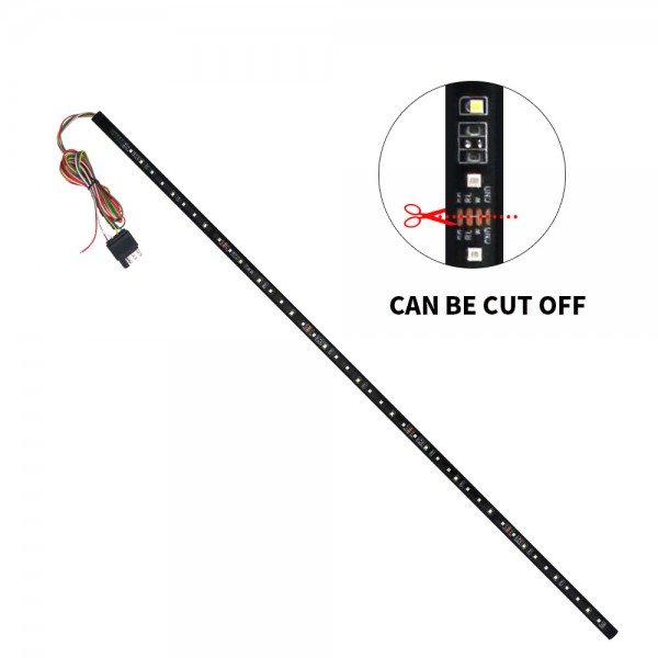 50inch Trunk Tailgate Red White LED Strip Light Bar