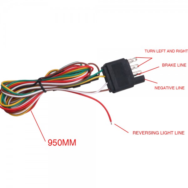 50inch Trunk Tailgate Red White LED Strip Light Bar