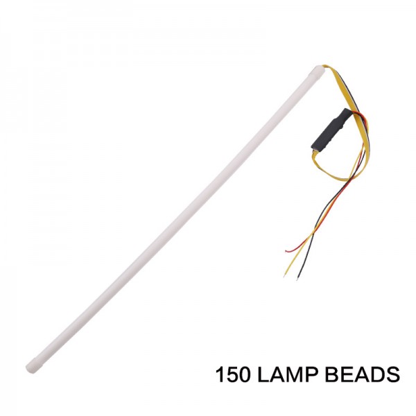 60cm LED Turn Signal Flexible Headlight Angel Eye DRL 