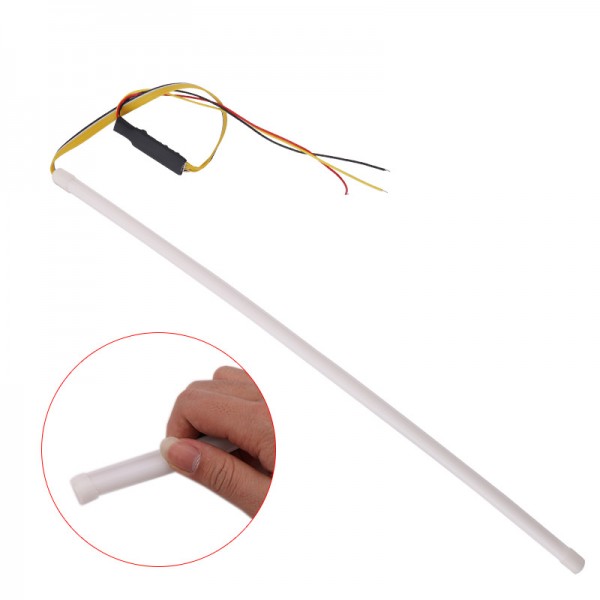 60cm LED Turn Signal Flexible Headlight Angel Eye DRL 