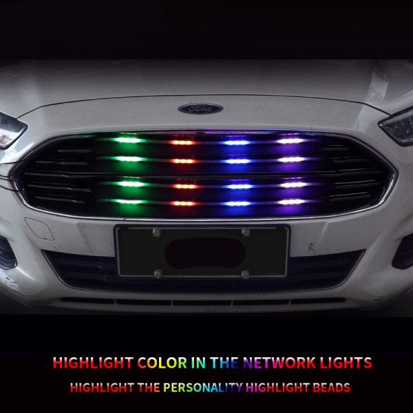 Car SUV Grille Decoration Flexible Light Strips with remote control
