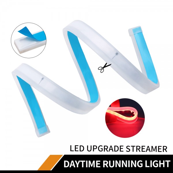 Super slim Dual Color Soft Led Flexible drl Turn Signal