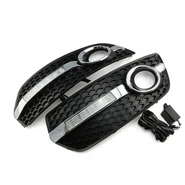 Daytime Running Light Fog Grille DRL LED Day Lights For Audi Q5 2011~2012
