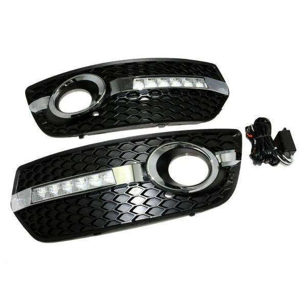 Daytime Running Light Fog Grille DRL LED Day Lights For Audi Q5 2011~2012