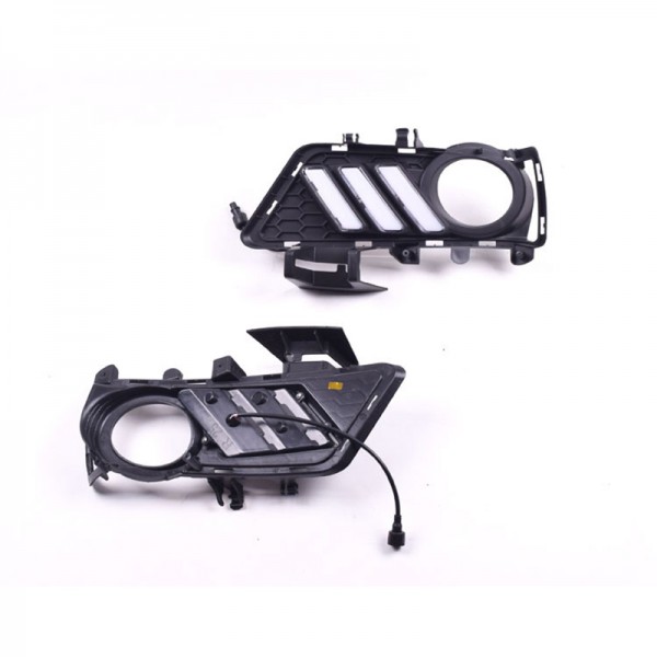  Auto DRL 12V LED Bumper Running Daytime Light Yellow Turning Signal Light Fog Lamp For BMW F30 F35 3 Series 2013-2019