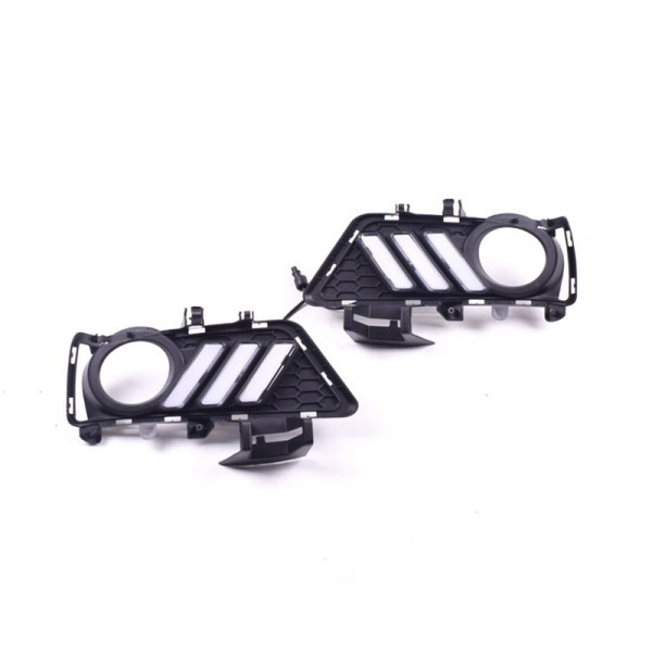  Auto DRL 12V LED Bumper Running Daytime Light Yellow Turning Signal Light Fog Lamp For BMW F30 F35 3 Series 2013-2019