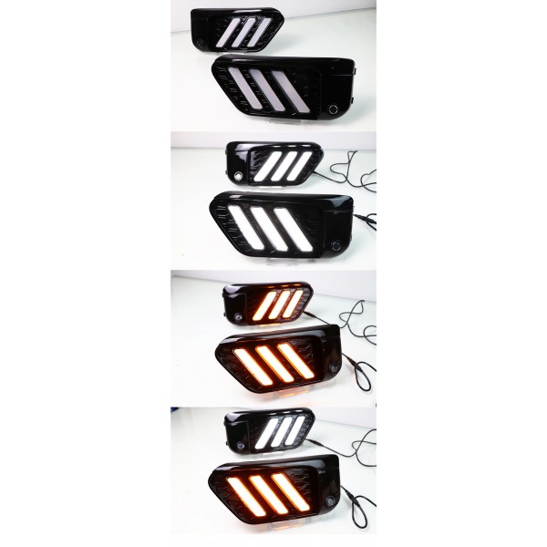 LED Daytime Running Lights DRL Streamer Turn Signals for BMW X1 F48 F49 2016-2019